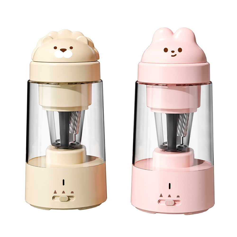 디알고 충전식 무선 전동 자동 상승 3단계 연필깎이 APS01 핑크 - 상세 이미지 5