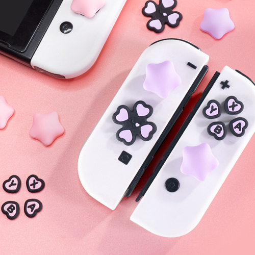 닌텐도 스위치 라이트 조이콘 그립 스틱 커버 십자 버튼 스타캡