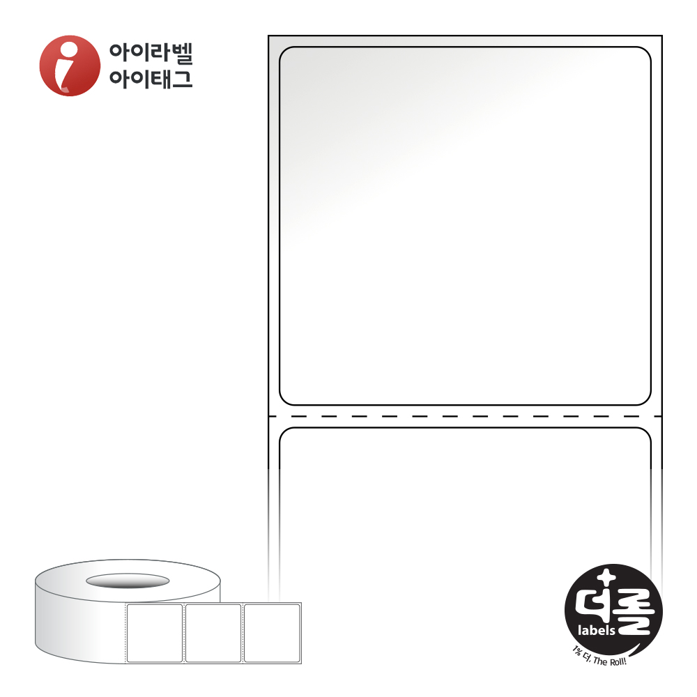 더롤라벨 RL5048LG 바코드 라벨지 50x47.8 흰색 아트 광택 75지관 19,900라벨 - 메인 이미지