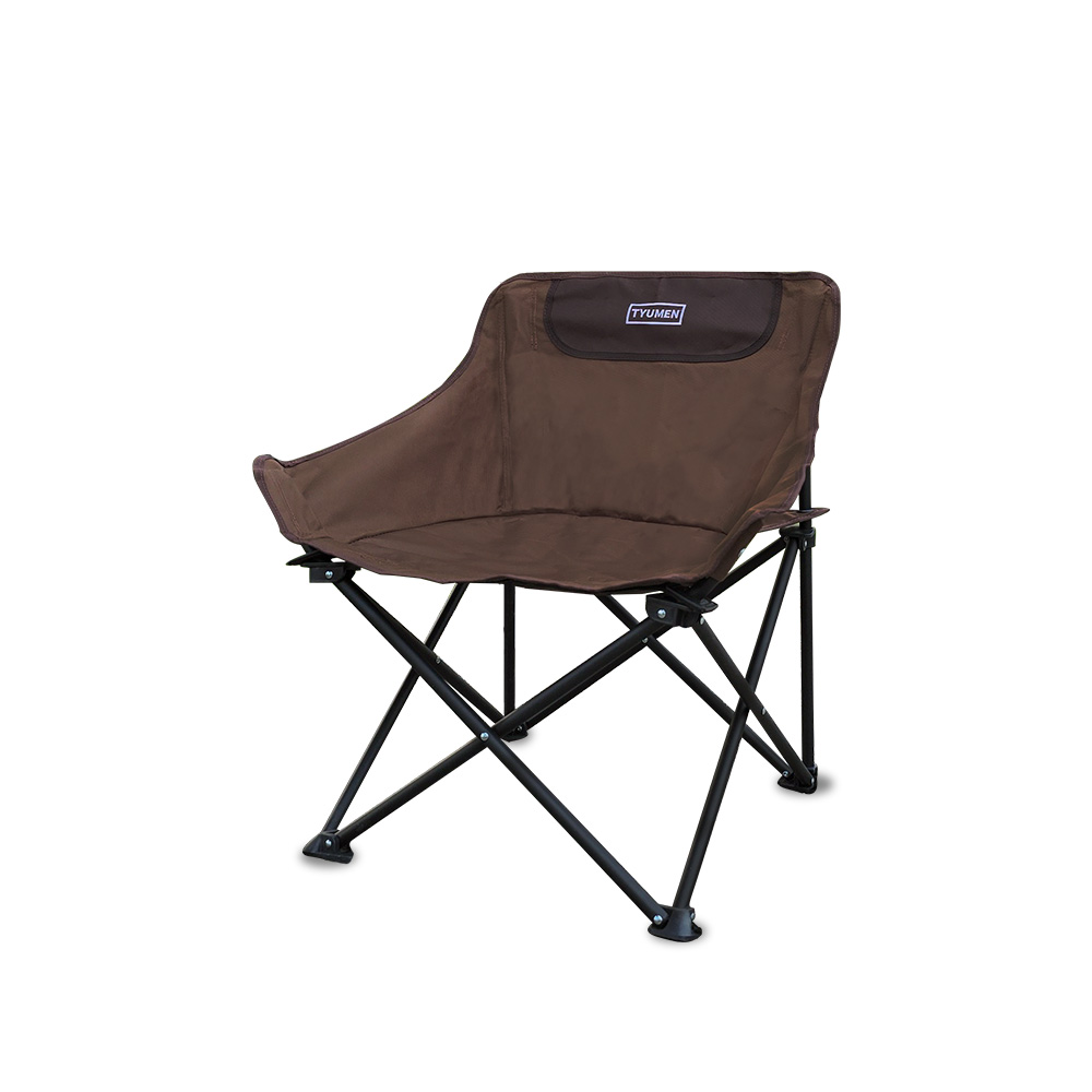 튜맨 미들 슬림 체어 (브라운/아이보리) 릴렉스 미니