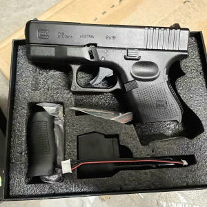 글록 Glock G26 EBB 메탈슬라이드 메탈기어 수정탄 전동 핸드건 ... 실사용 후기 | 효과 있을까? - 상품 이미지 2