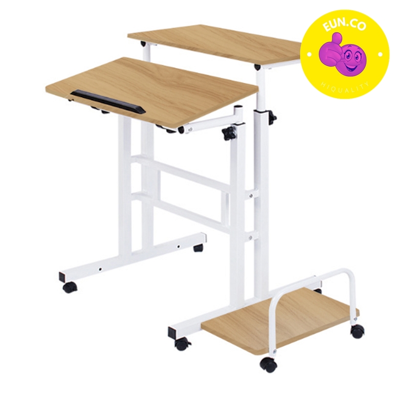 스탠딩 컴퓨터 책상 1인용 높낮이 조절 서서쓰는 각도조절 테이블