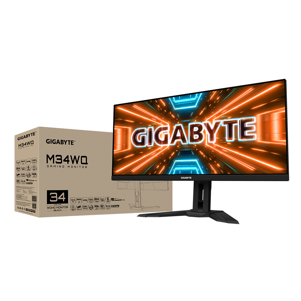 GIGABYTE M34WQ HDR IPS KVM 21:9 울트라와이드 WQHD 144Hz 게이밍 모니터 86cm(34인치) 이미지 8
