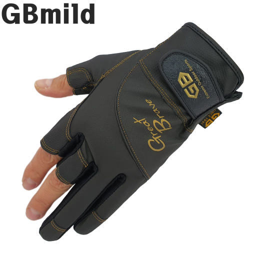 GB마일드 3컷 GB-F1001 뉴 그리트 글러브 GB낚시장갑 사계절용 - 상세 이미지 4
