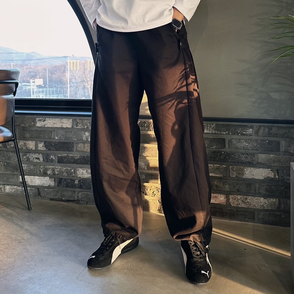 벌룬팬츠 벌룬핏 남자세미와이드팬츠 - 상세 이미지 2
