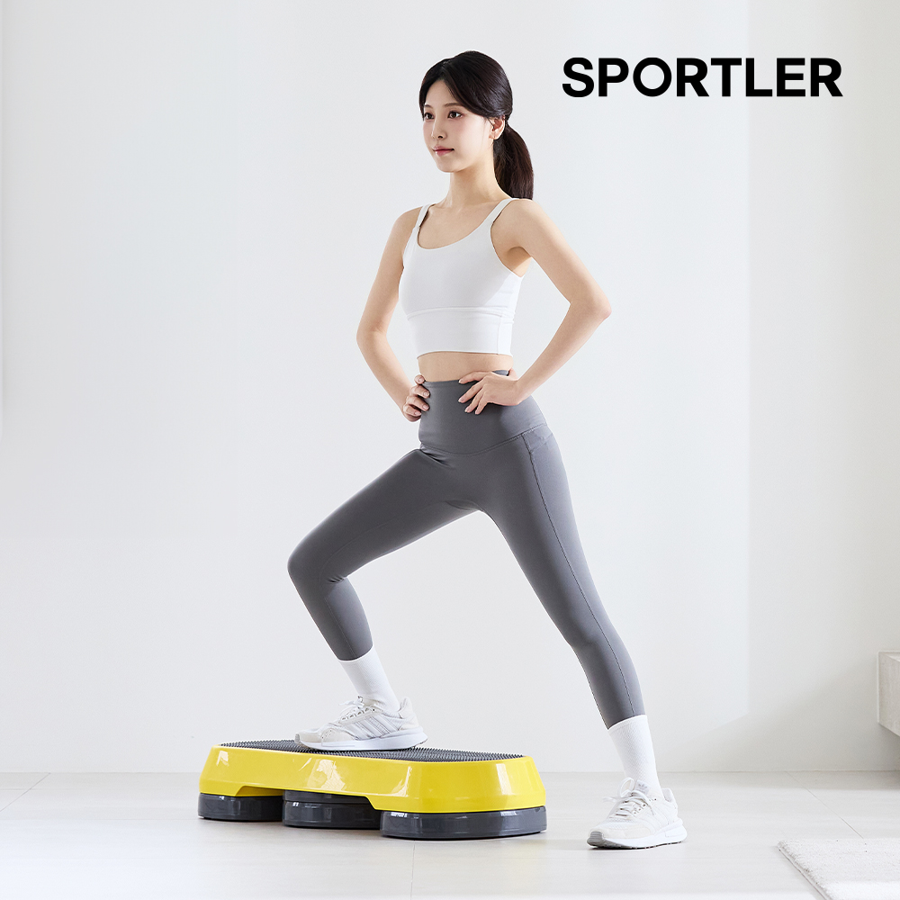스포틀러 파워 스텝박스 2단 3단 계단 오르기 에어로빅 실내 유산소 헬스 점프 운동 기구