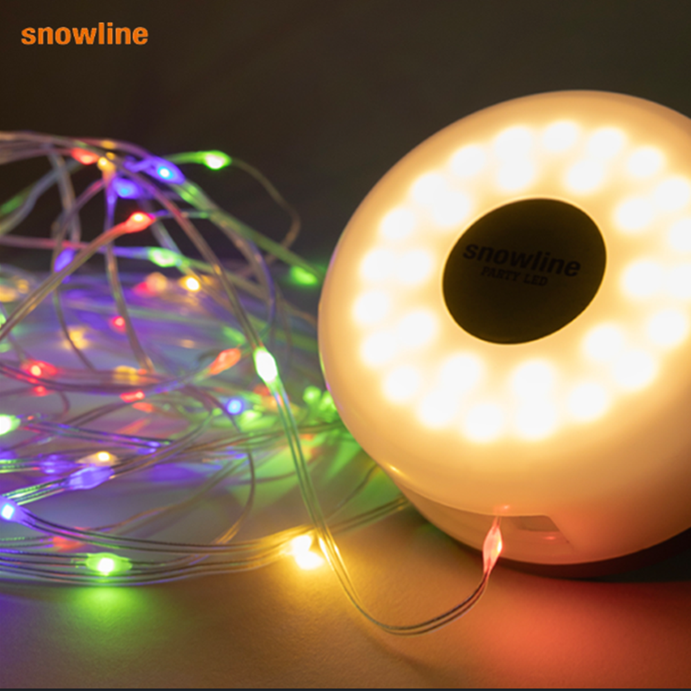 스노우라인 파티 LED 감성조명 스트링 LED 결합 캠핑 랜턴 - 상품 이미지