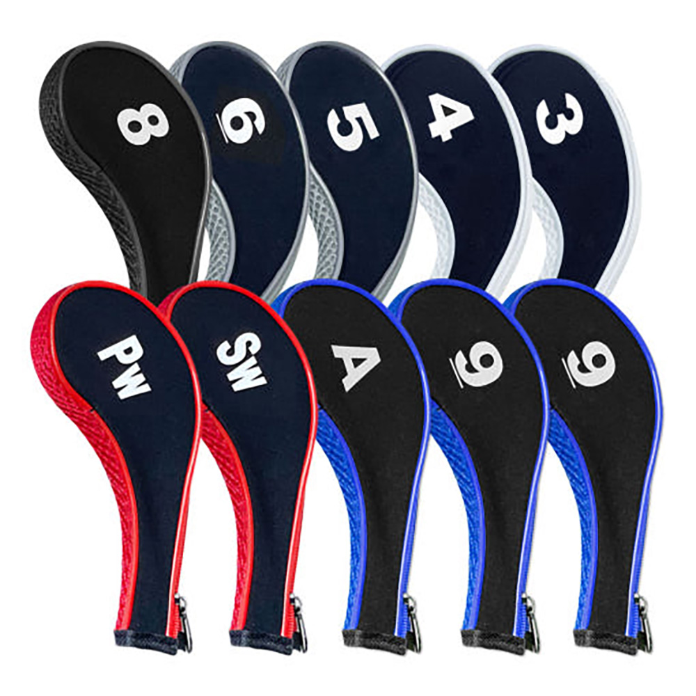 제이빅 골프채 헤드커버 아이언 커버 세트 10ea (5color) - 상품 이미지