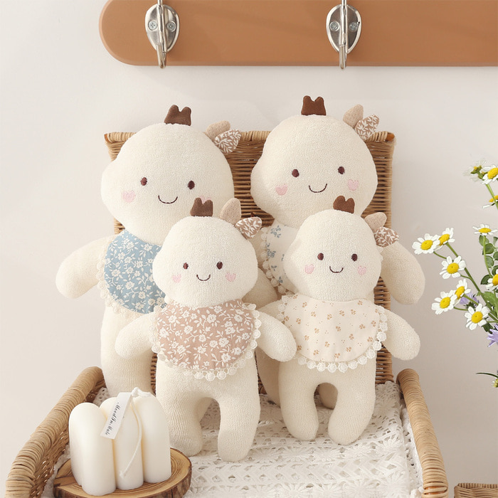 오가닉 아기 뱀 슈슈 애착 인형 만들기 임산부 태교바느질 아기용품 DIY 이미지 6