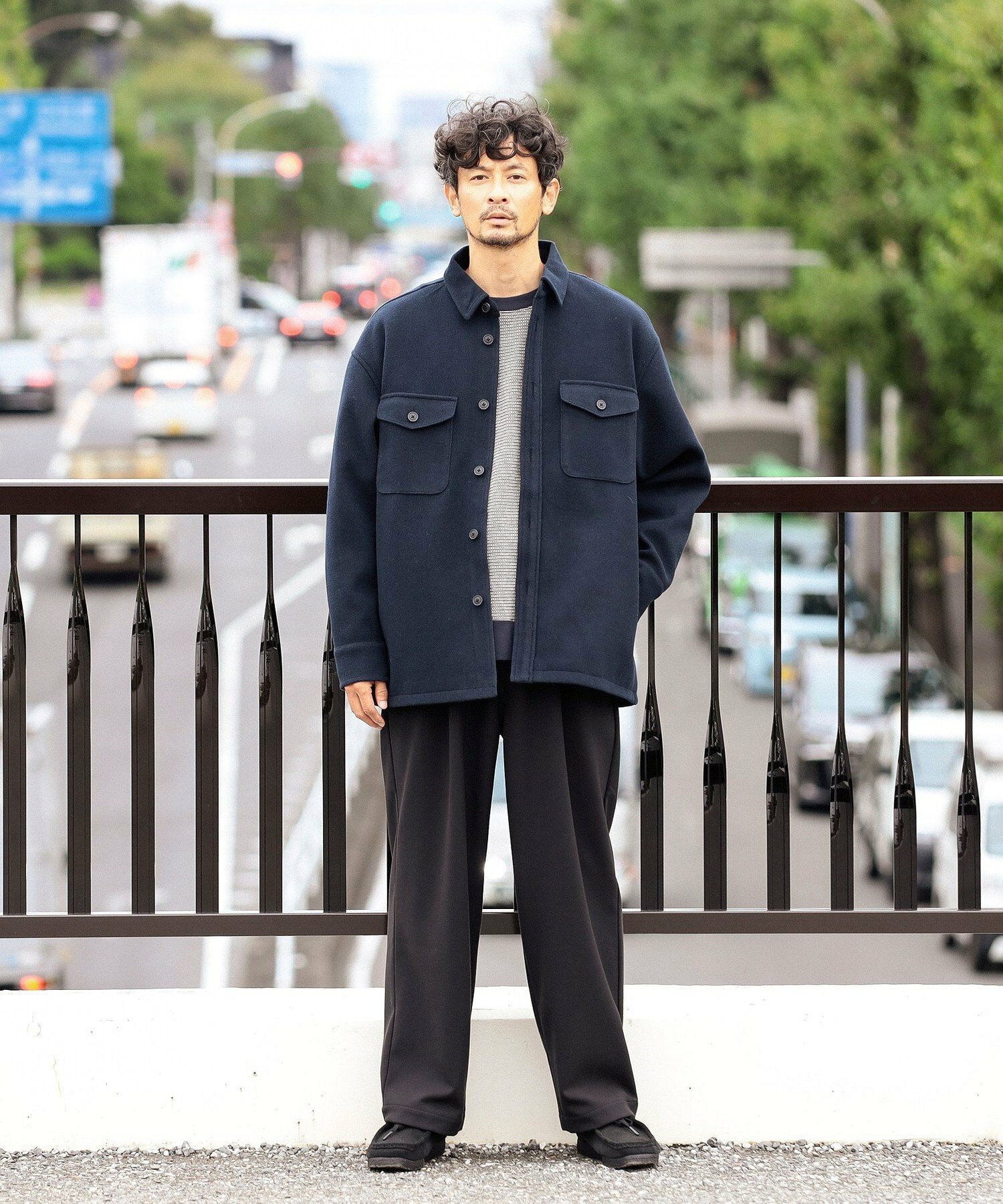 빔즈 B MING by BEAMS 하이브리드 멜튼 CPO 블루종 자켓 2컬러 - 상세 이미지 2