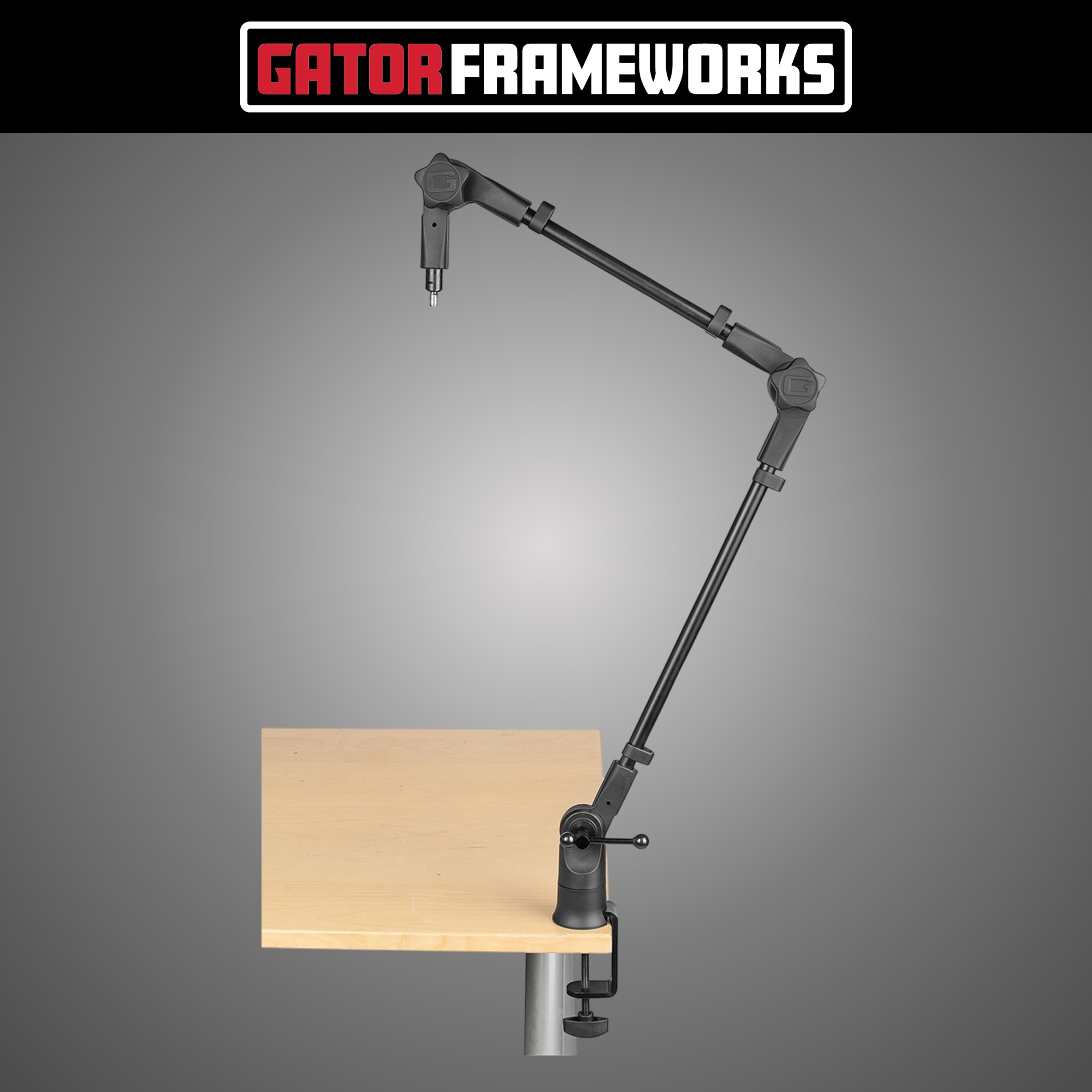 게이터 프레임웍스 슬림 프로파일 데스크탑 마이크 붐 스탠드 GATOR Frameworks - 상세 이미지 2