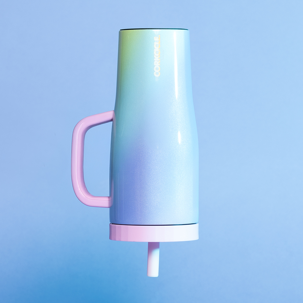 콕시클 크루저 22oz 스텐 보냉 텀블러 밀폐 손잡이 빨대 650ml, 데저트 - 상세 이미지 2