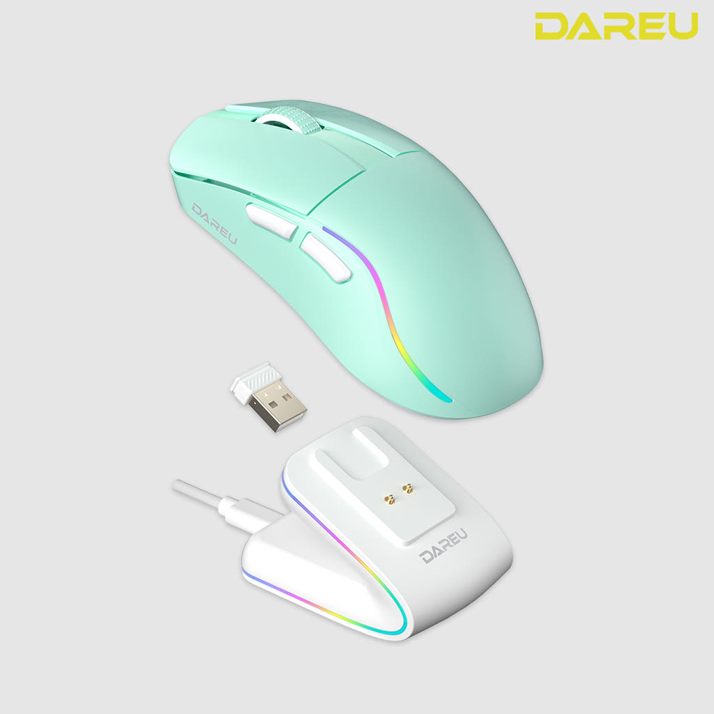 다얼유 A950 AIR 4K 8K 초경량 게이밍 마우스 민트