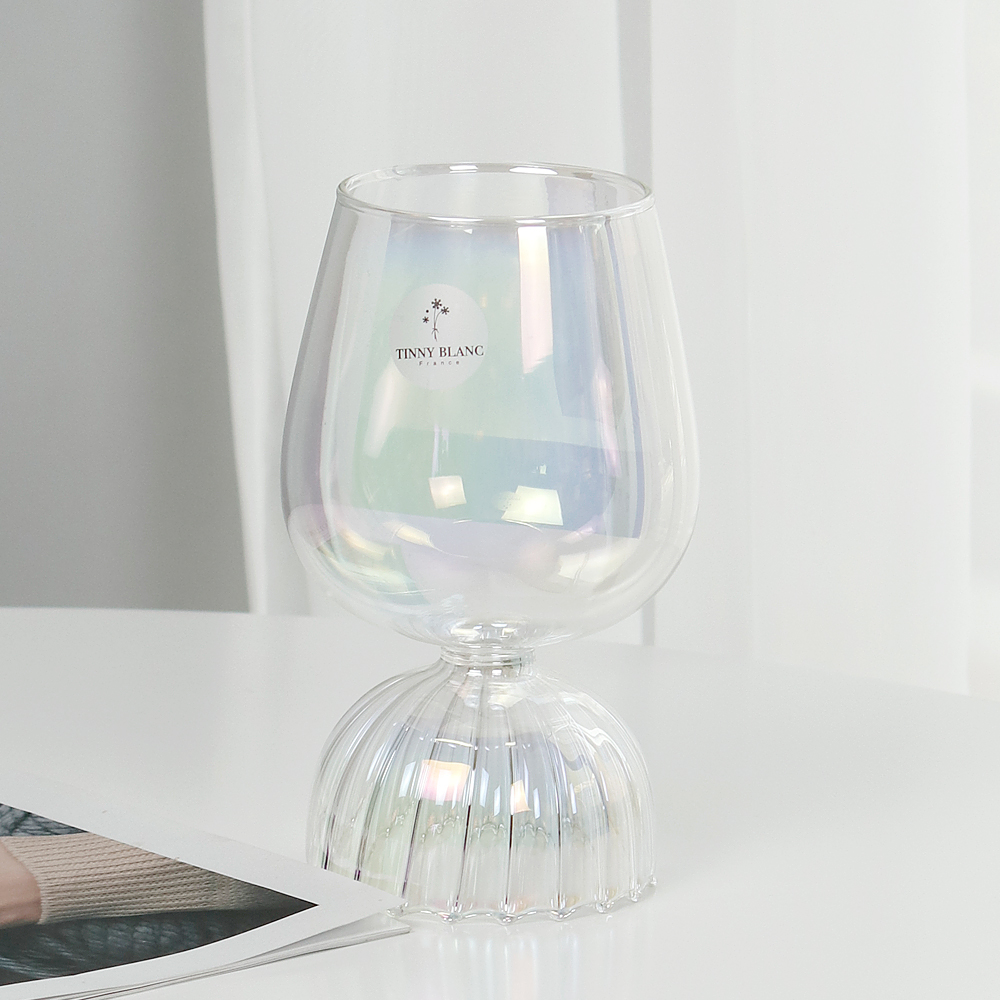 크리스탈 유리잔 티니블랑 고블렛 오로라 샴페인 칵테일 와인잔 590ml, 1개 - 상세 이미지 2