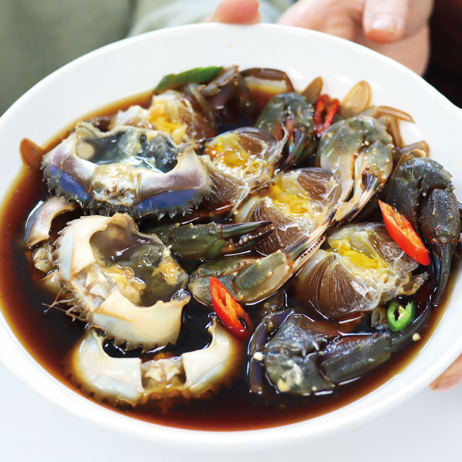 여수의 명물 맛있는 국내산 돌게장 2kg