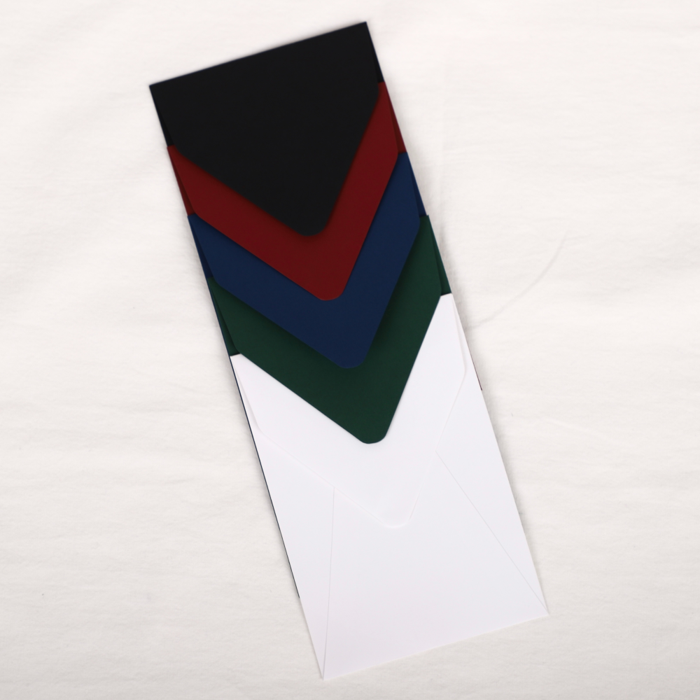[자체 제작] 160x110mm 컬러 세로형 봉투 청첩장 웨딩 초대장 엽서 사각 50p 이미지 4
