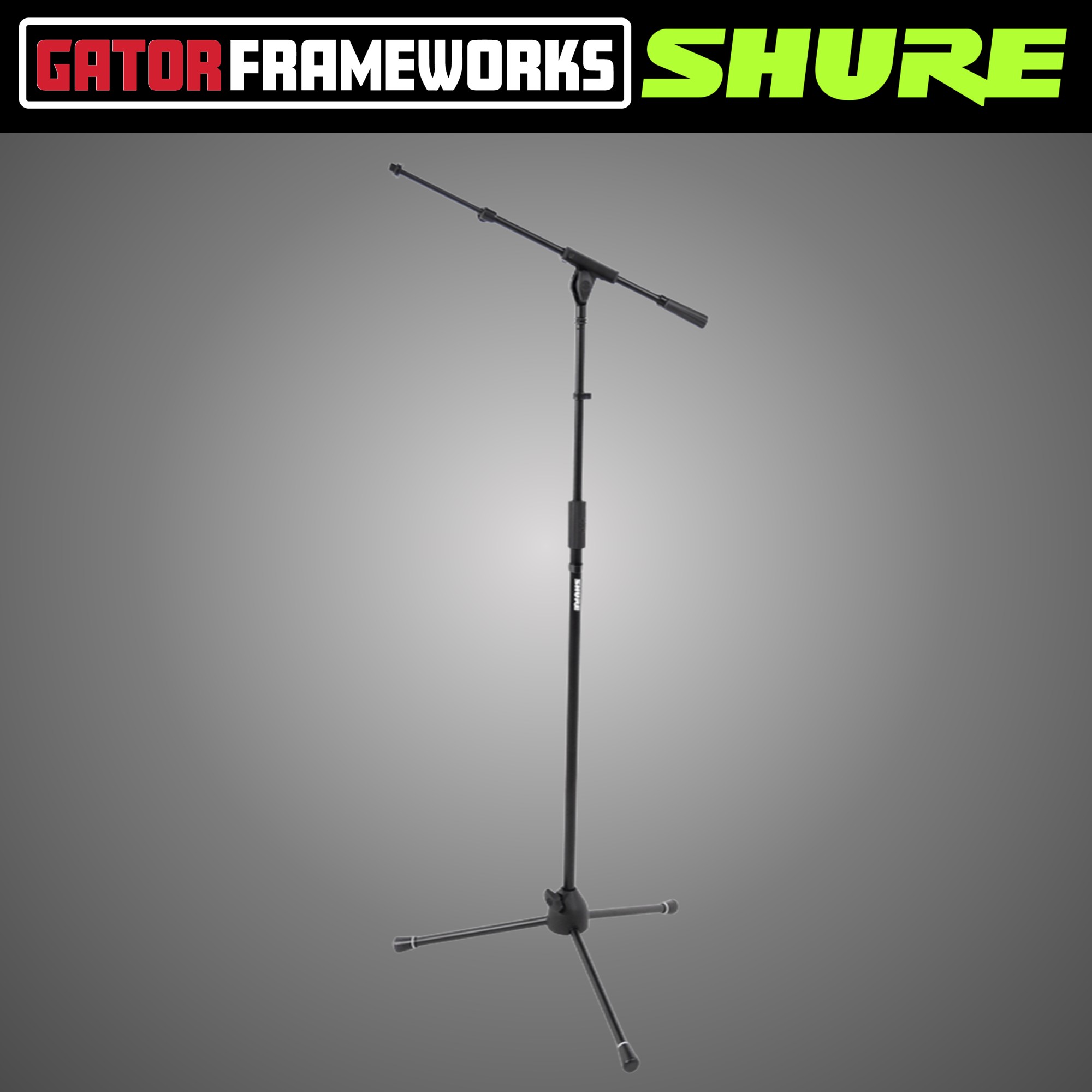 슈어 트라이포드 삼각대 붐 T자형 마이크스탠드 SHURE GATOR Frameworks