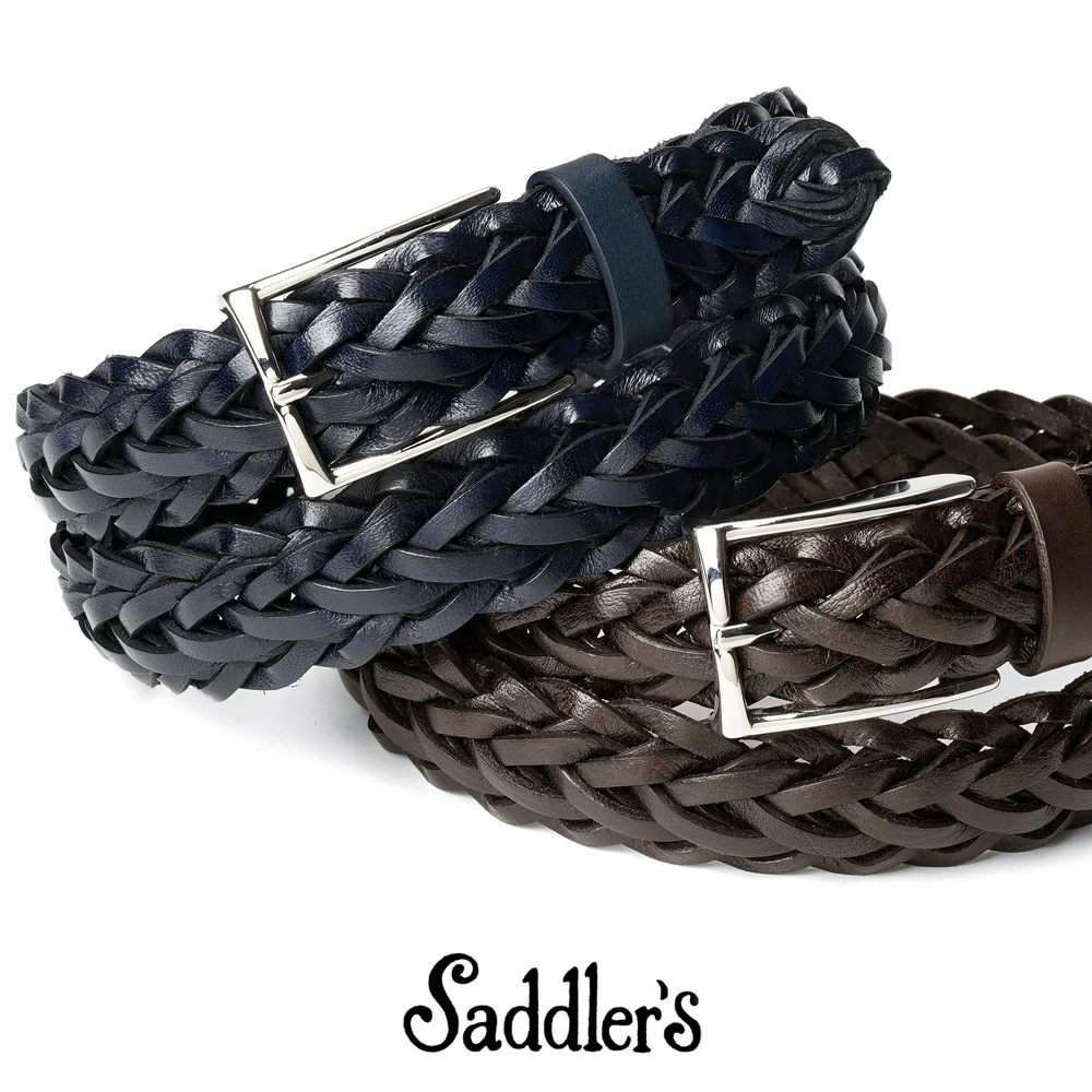 새들러스 Saddler's 메쉬 가죽 남성 벨트 G256 3컬러 - 상세 이미지 5