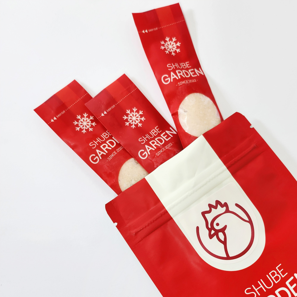 간편하고 위생적인 스틱 재료 닭고기 이유식 유아식 큐브 다짐육 익힌 닭가슴살