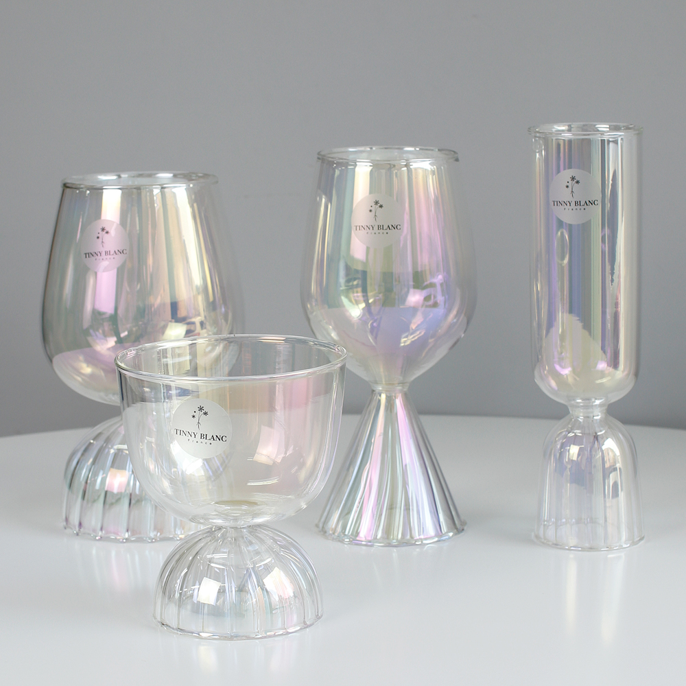 크리스탈 유리잔 티니블랑 고블렛 오로라 샴페인 칵테일 와인잔 590ml, 1개 - 상세 이미지 4