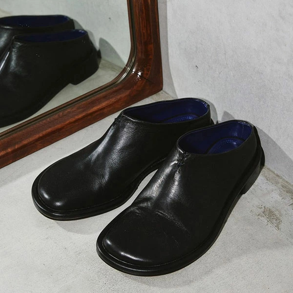 투데이풀 TODAYFUL Slide Leather Shoes 슬라이드 레더 슈즈 - 상품 이미지