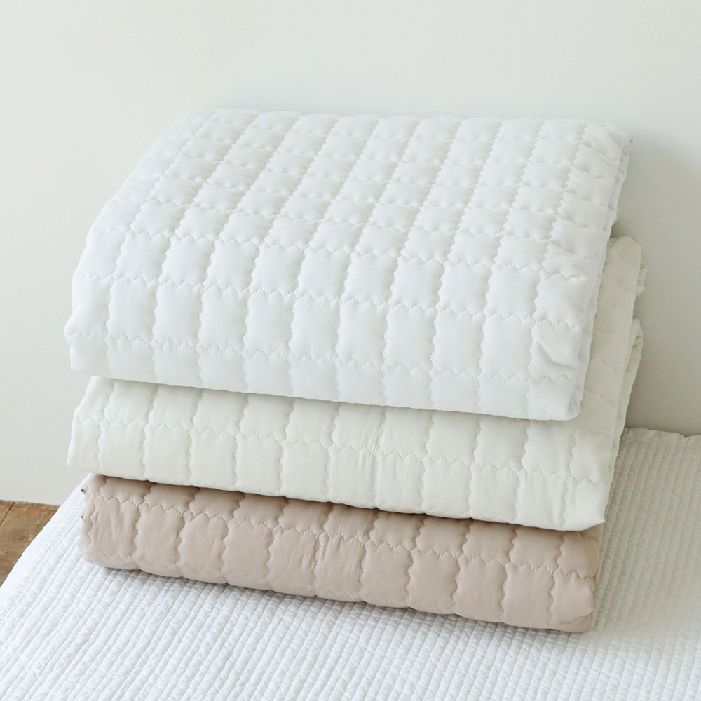 바이오워싱 고밀도 순면 미끄럼방지 논슬립 매트리스 사계절 국산 침대패드 SS