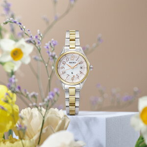 세이코 SEIKO 루키아 금장콤비 티타늄 여성 손목 캐주얼 시계 SSQW092 이미지 6