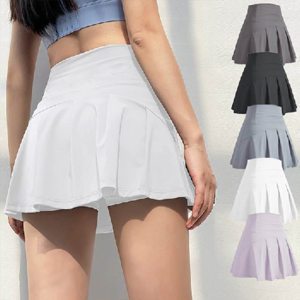 테니스 치마 팬츠 스커트 미니 여름 봄 가을 뒷포켓 룩 골프 짧은 코디 속바지 A라인 숏 - 상품 이미지