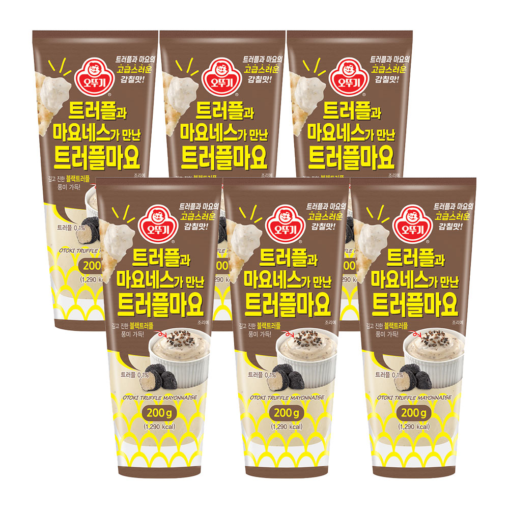 오뚜기 트러플과 마요네스가 만난 트러플마요 200g 6개 - 메인 이미지