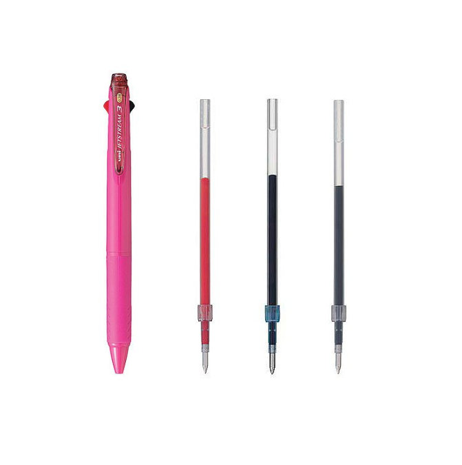 제트스트림 3색 0.38mm 볼펜1개 + 리필심3개(블랙,블루,레드) 이미지 6