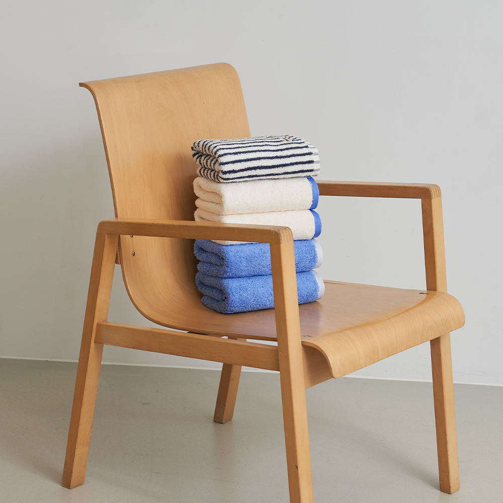 코토나 홈바디 타월 세트 선물포장 집들이 선물 200g, 코지블루, 5장