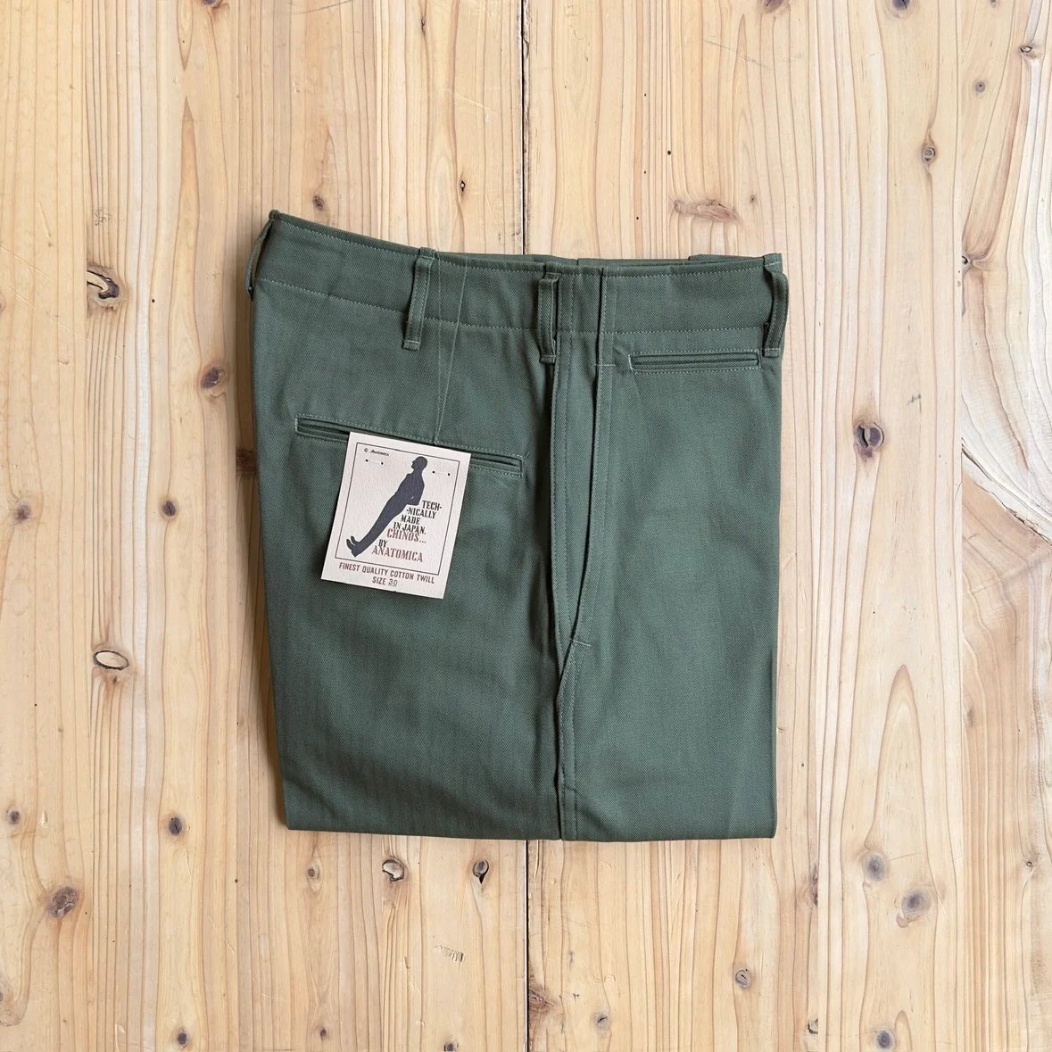 아나토미카 ANATOMICA CHINOⅡHBT OLIVE 치노2 팬츠 올리브 - 상품 이미지