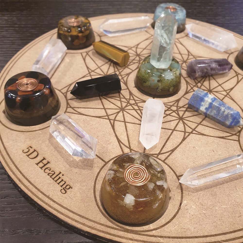 소원성취 메타트론 크리스탈 그리드 보드 이미지 8