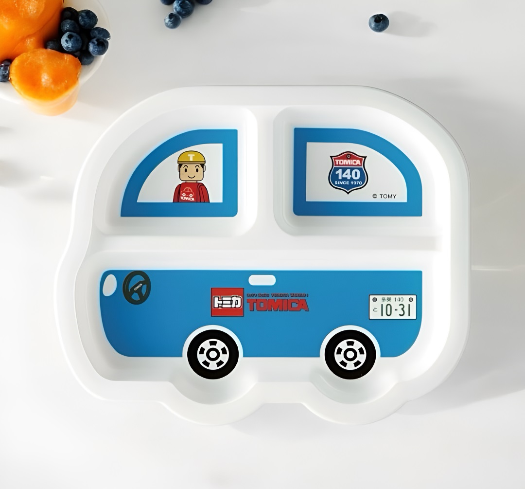 자동차 식판 토미카 유아 아기 간식 그릇