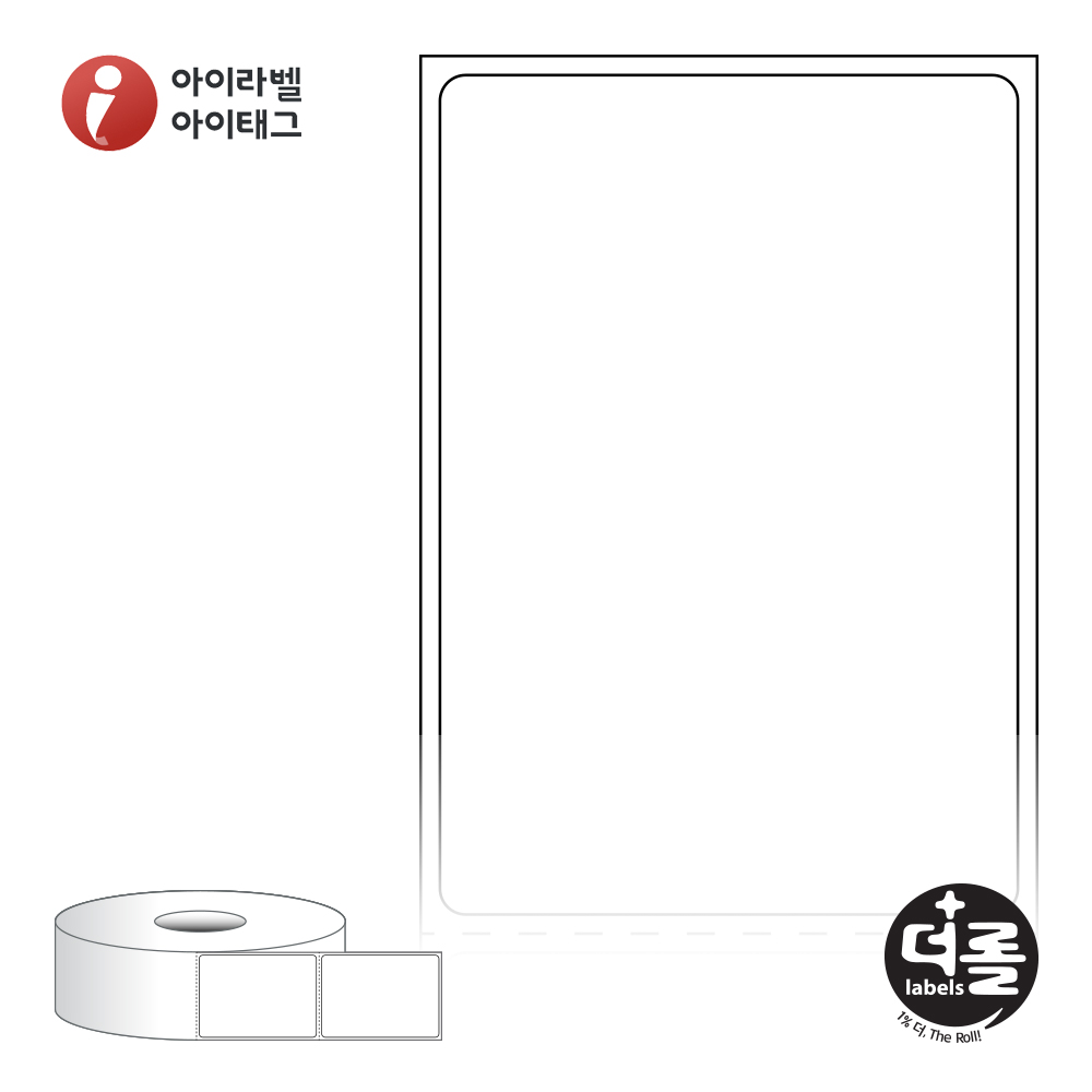 더롤라벨 RS4565DT 바코드 라벨지 45x64.733 흰색 감열지 40지관 7,000라벨 리본 불필요 - 메인 이미지