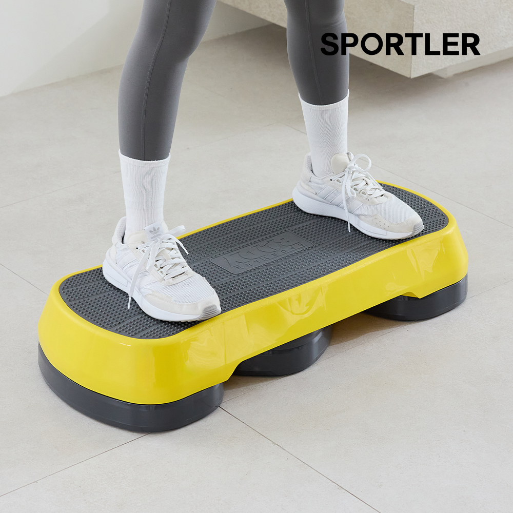 스포틀러 파워 스텝박스 2단 3단 계단 오르기 에어로빅 실내 유산소 헬스 점프 운동 기구