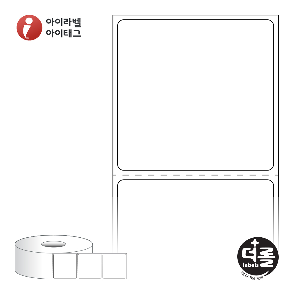 더롤라벨 RS5048DT 바코드 라벨지 50x47.8 흰색 감열지 40지관 11,400라벨 리본 불필요 - 메인 이미지