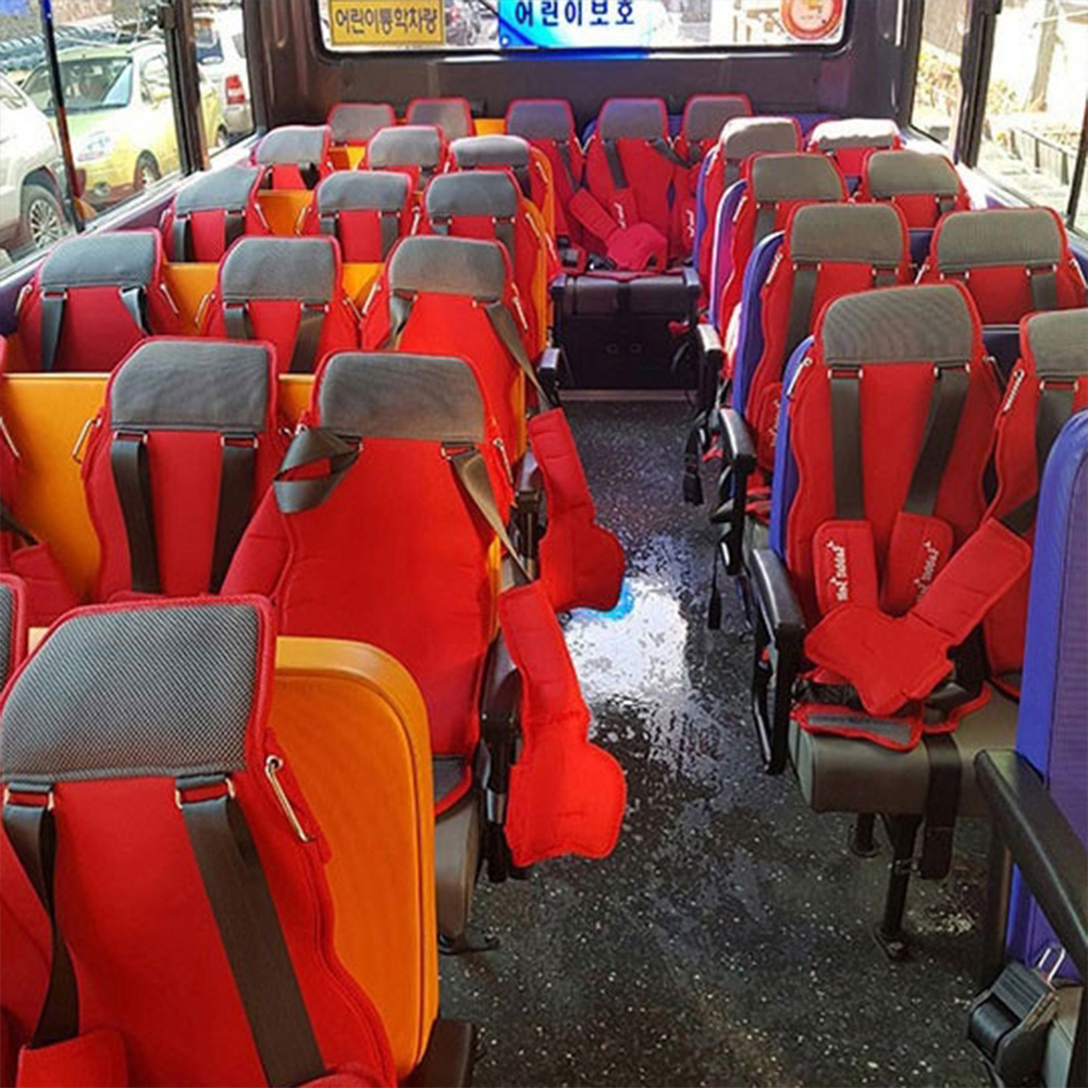 통학 버스 안전 벨트 어린이 보조 어린이집 유치원 유아 학원 태권도 시트 커버 차량용