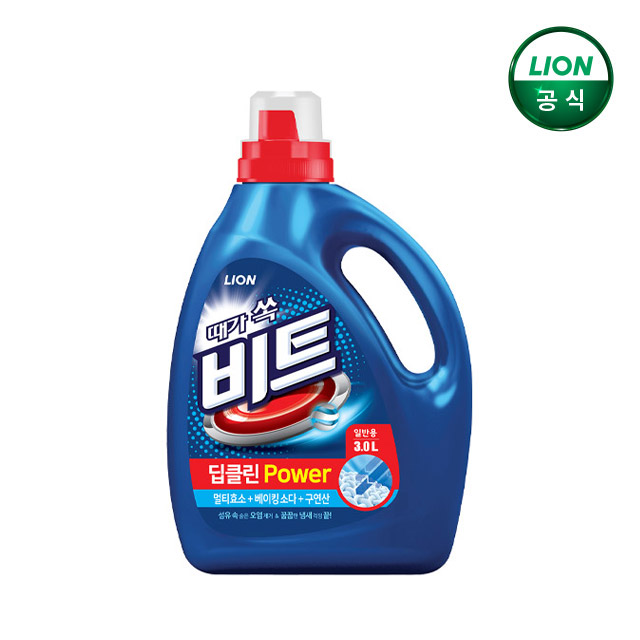 비트 딥클린 파워 액체 세탁세제 3L 본품 1개 / 액체세제 - 상품 이미지