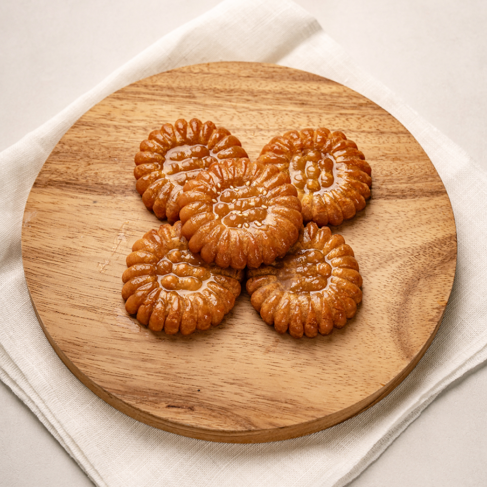 국산 초례청 찹쌀 전통약과 간식용40g 제수용60g 개별포장 꿀 함유 옛날과자 - 상세 이미지 2