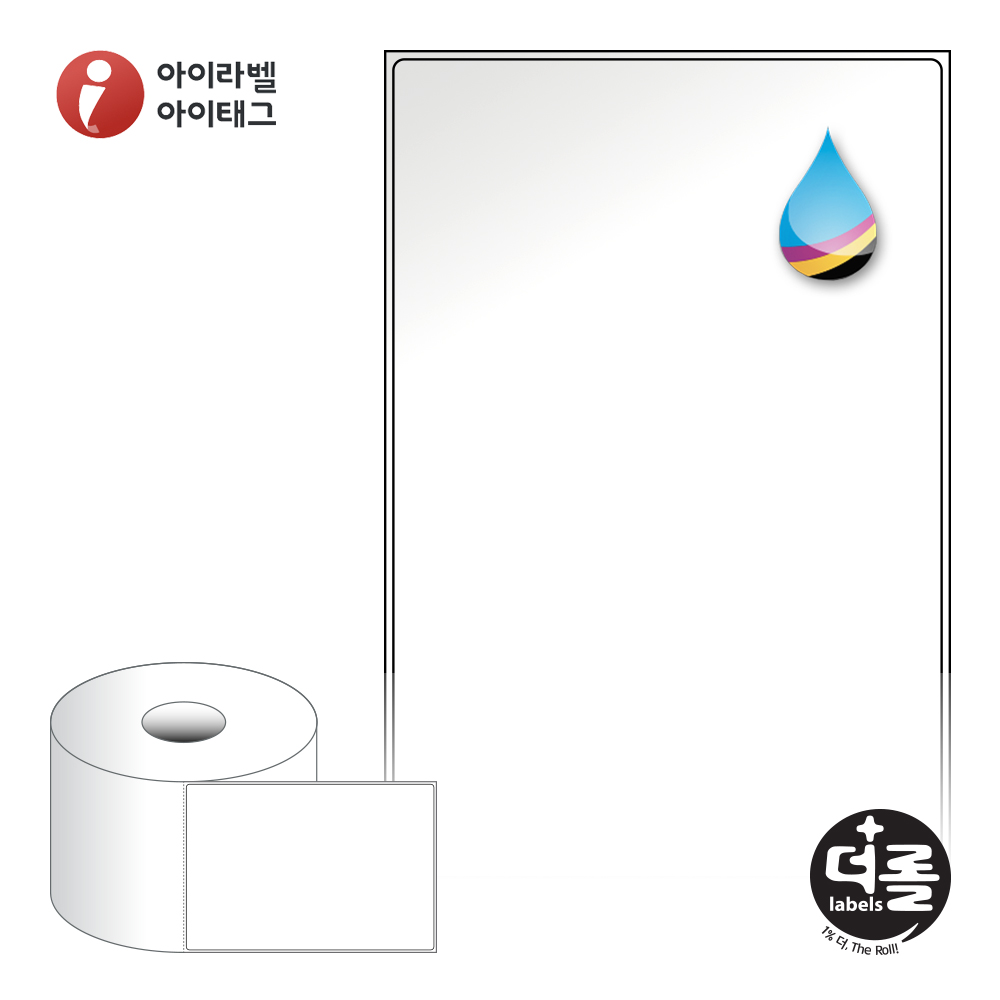 더롤라벨 RJ100149LG 바코드 라벨지 100x149.4 흰색 고광택 잉크젯 40지관 19,700라벨 - 상품 이미지