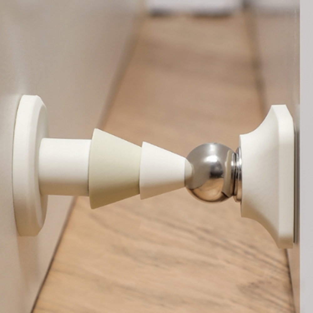 무타공 강력 도어스토퍼 문쾅방지 방문고정 바닥 자석스토퍼