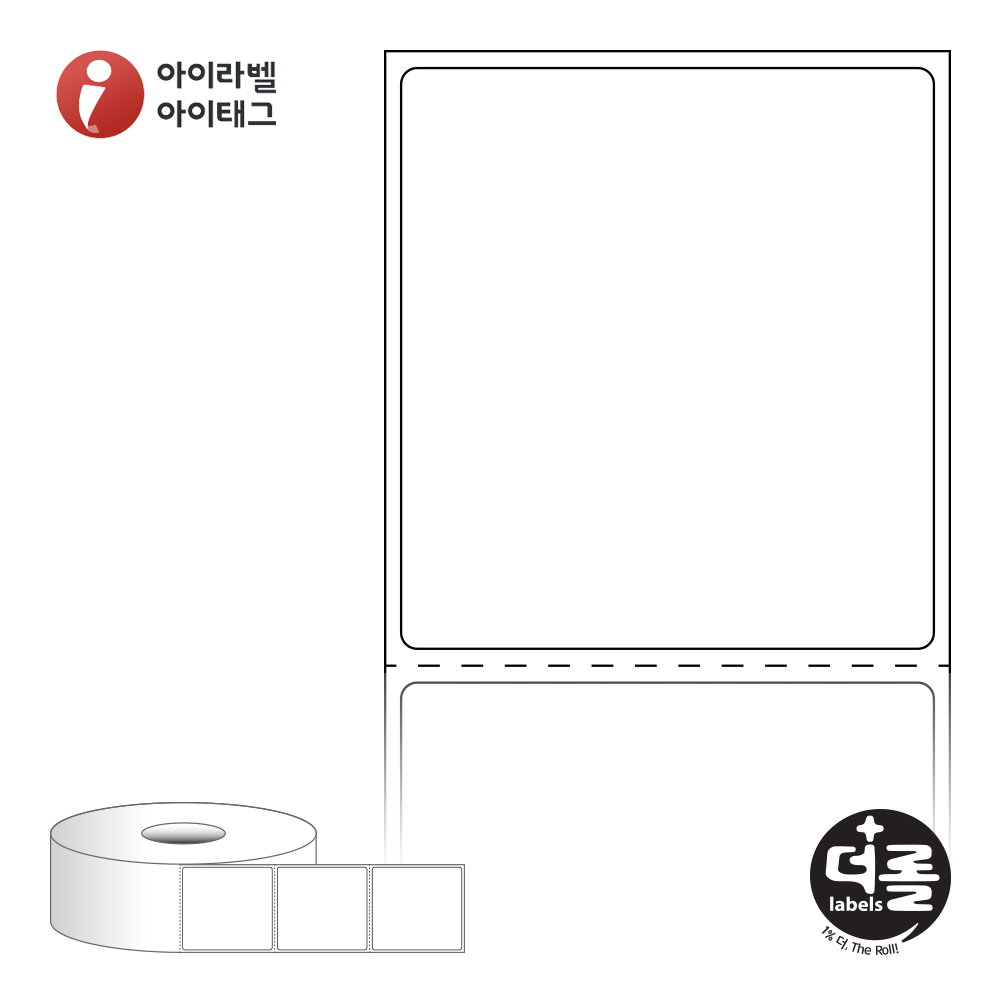 더롤라벨 RS5054DT 바코드 라벨지 50x54 흰색 감열지 40지관 8,600라벨 리본 불필요