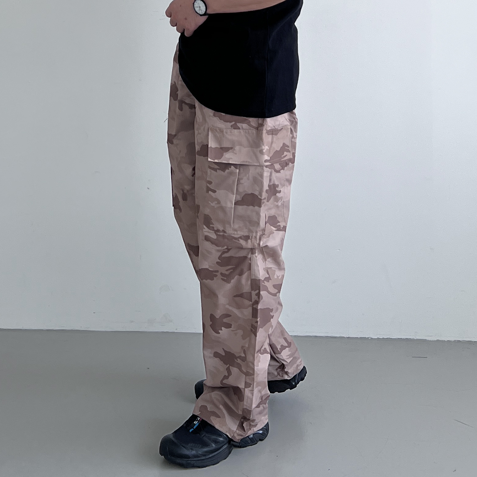 밀리터리바지 카모바지 밀리터리조거팬츠 남자통바지 카고작업복 - 상세 이미지 2