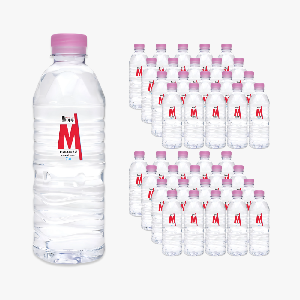 물마루 광천수 알칼리수 미네랄워터 알카리수 일반 페티명 500ml, 40개