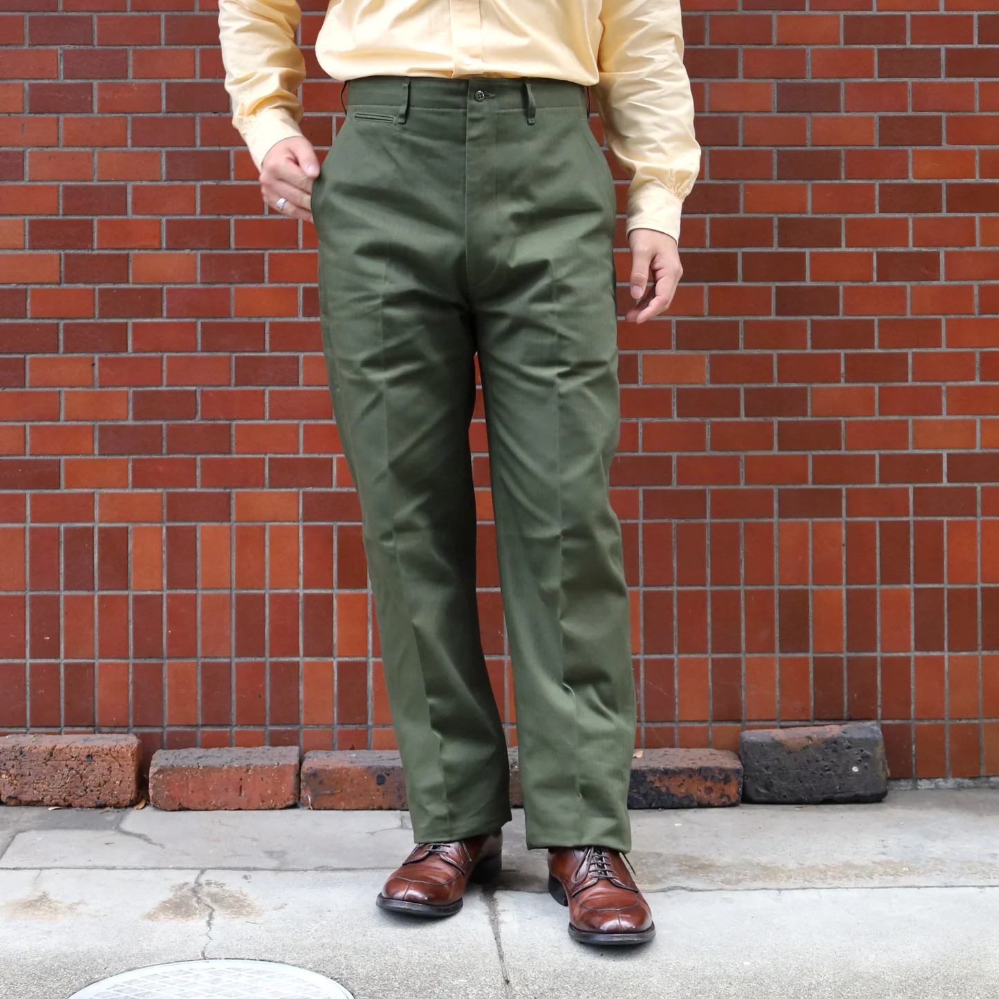 아나토미카 ANATOMICA CHINOⅡHBT OLIVE 치노2 팬츠 올리브 이미지 6