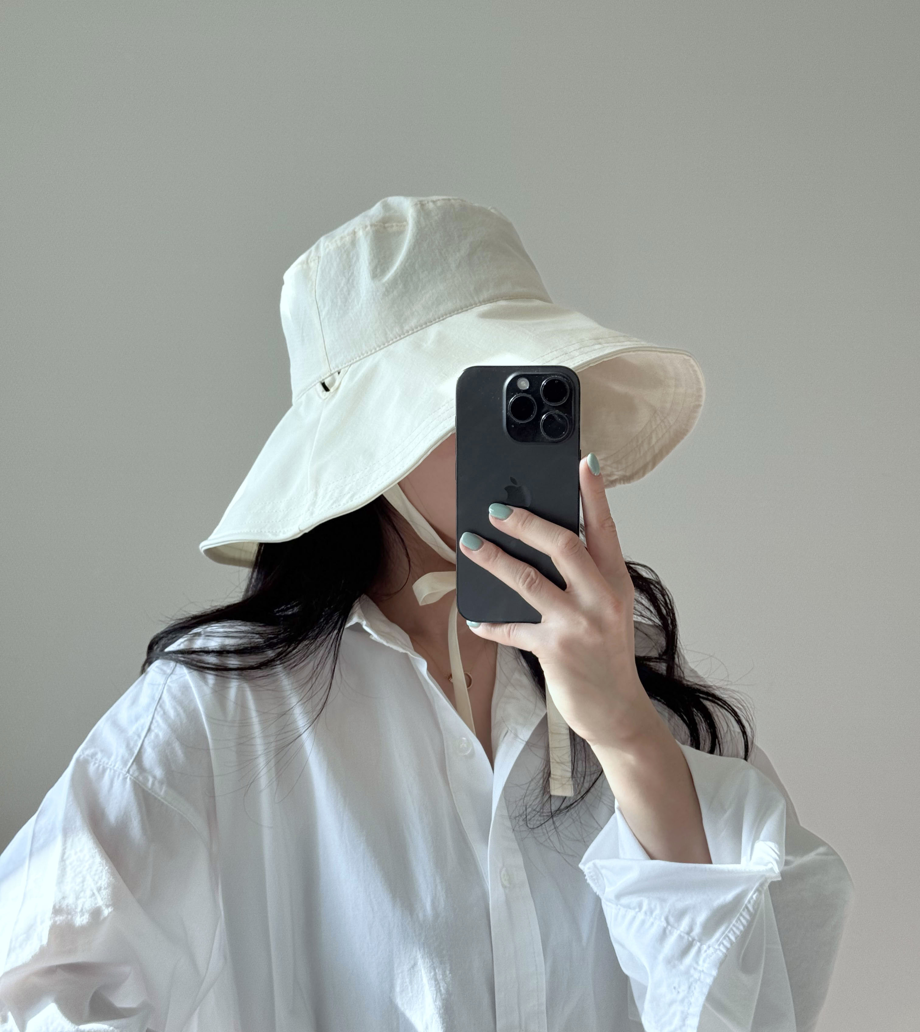 햇빛차단 바스락 챙넓은 리본 끈 여름 모자 여성 휴양지 여행 비치 버킷햇 벙거지 상세 이미지 25