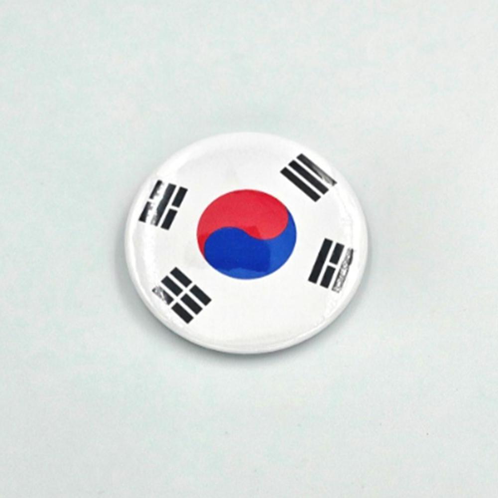 애국 태극 원형 뱃지 국기 행사 단체 응원 기념 대표 : 금영물산