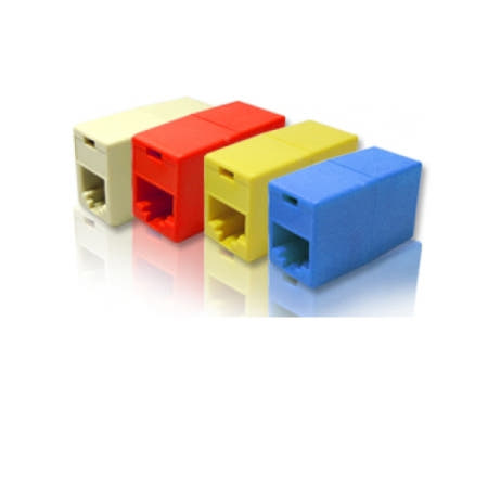 LANstar/라인업시스템(주) D[40027]파랑 커플러 I형 RJ-45 CAT.5E 보급형-핀타입