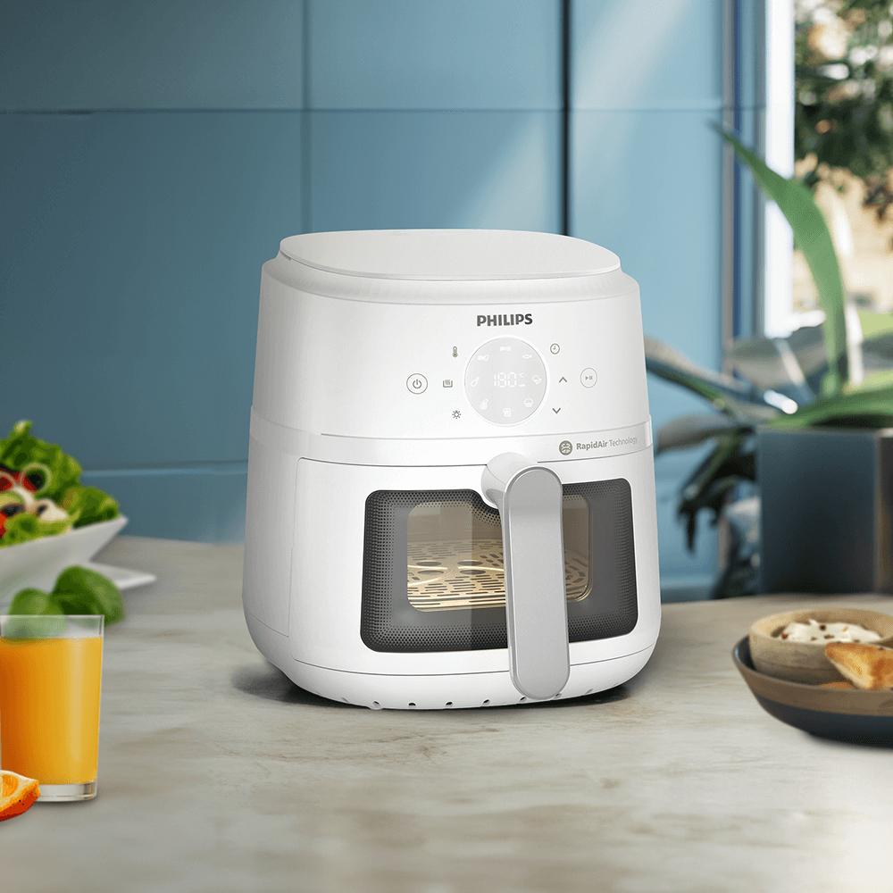 필립스 2000시리즈 보이는 에어프라이어 4.2L 하인즈 증정 화이트